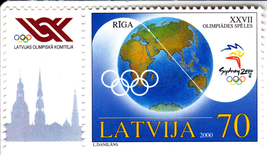 Latvia 2000 Summer Olympic Sydney 2000, MNH, perf.