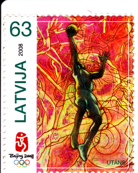 Latvia 2008 Summer Olympic Beijin 2008, MNH, perf.