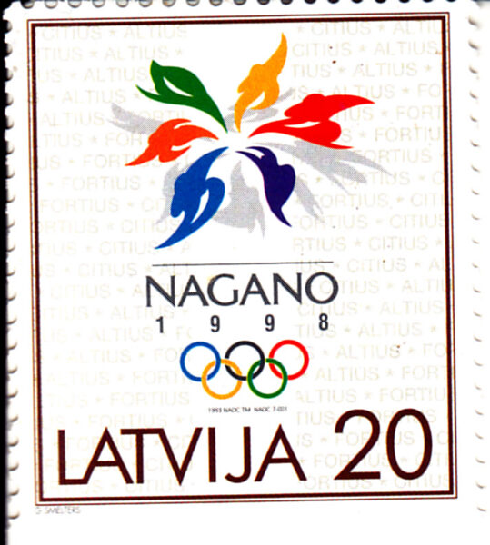 Latvia 1998 Winter Olympic Nagano 1998, MNH, perf.